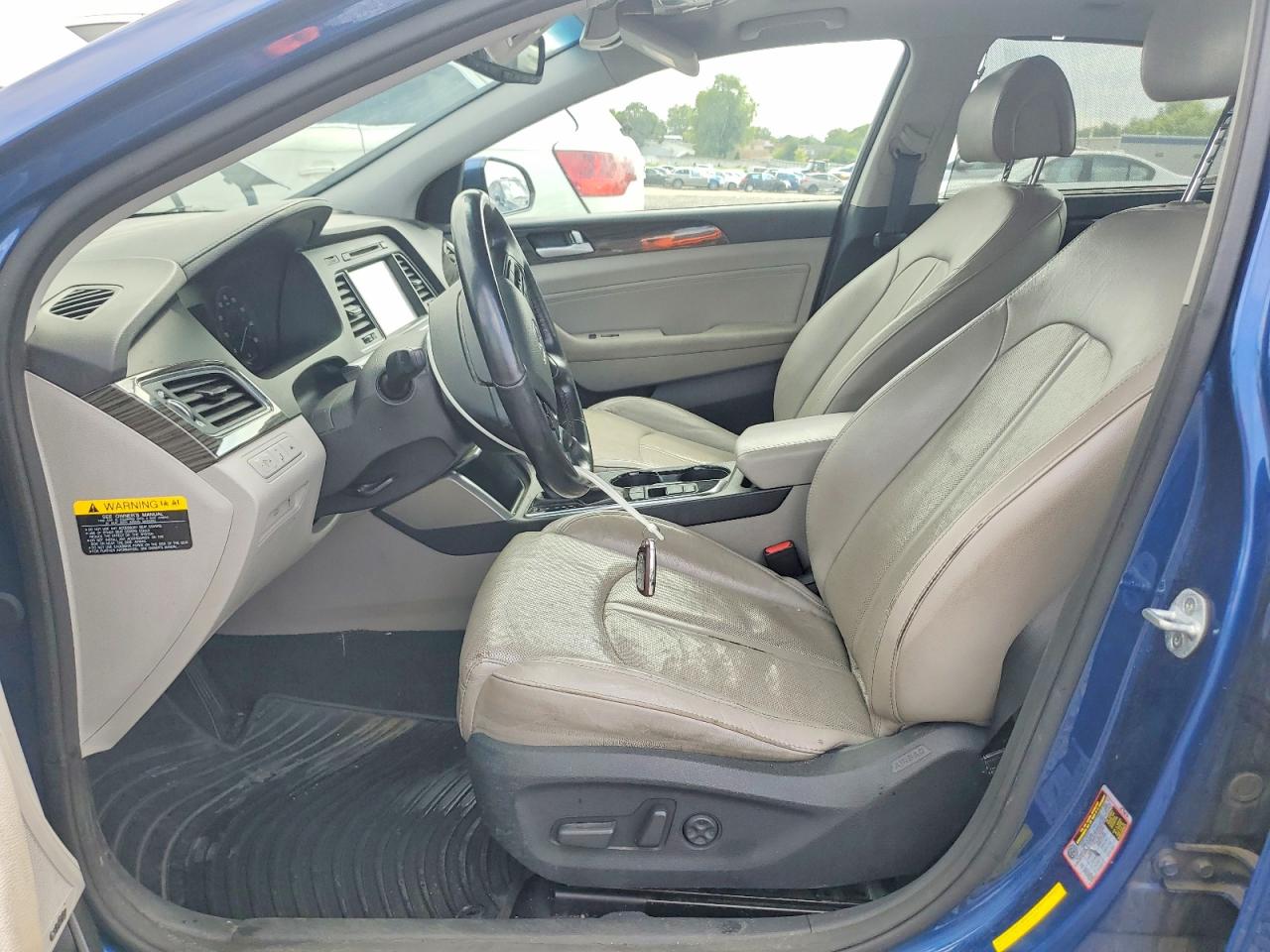 2015 Hyundai Sonata Limited Blue vin: 5NPE34AF4FH040813