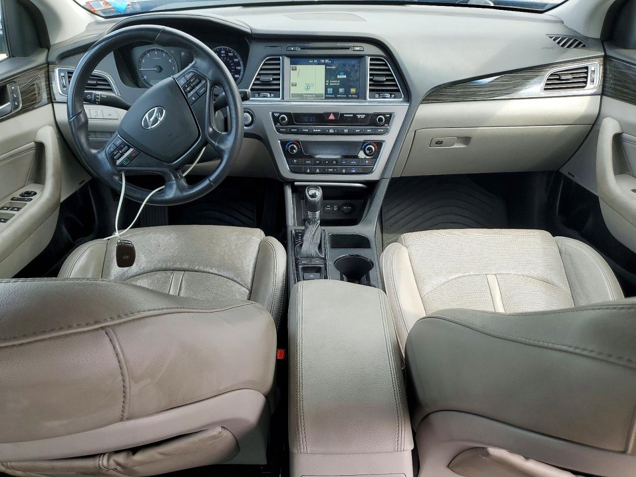 2015 Hyundai Sonata Limited Blue vin: 5NPE34AF4FH040813