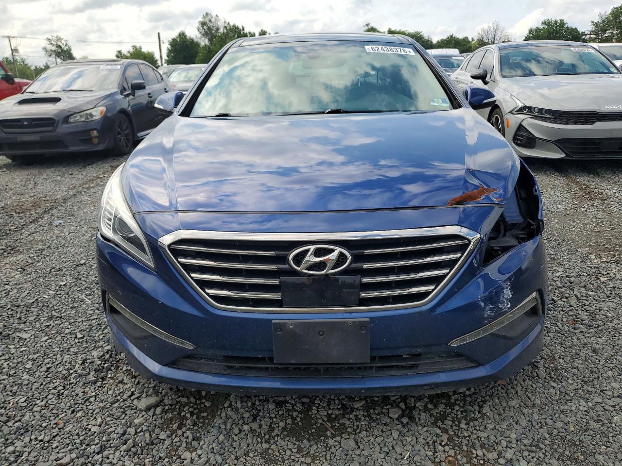 2015 Hyundai Sonata Limited Blue vin: 5NPE34AF4FH040813