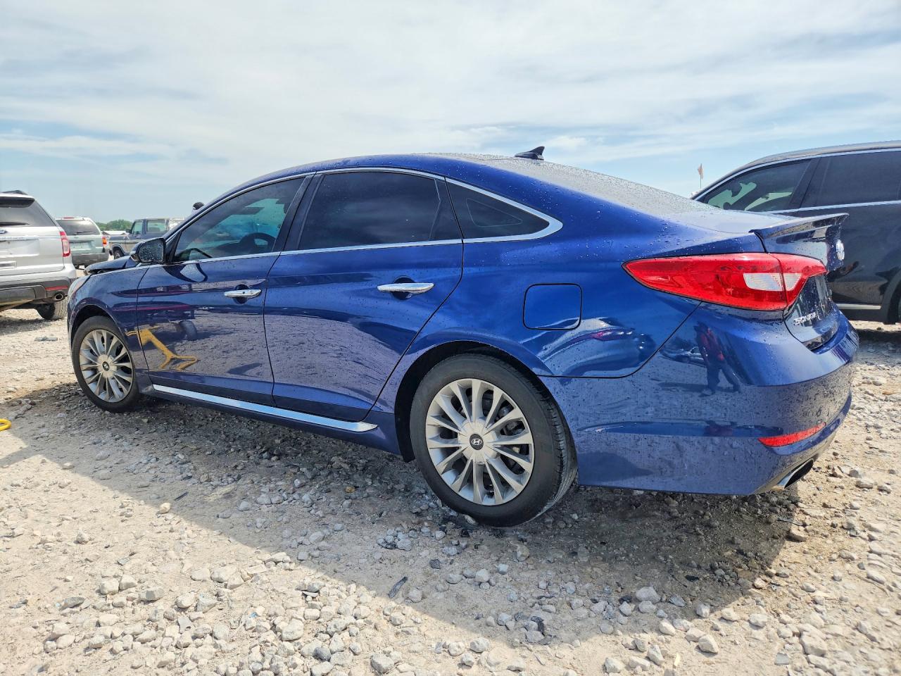 2015 Hyundai Sonata Limited Blue vin: 5NPE34AF4FH043100