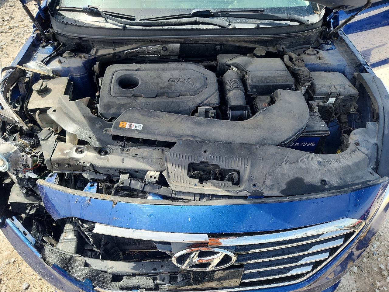 2015 Hyundai Sonata Limited Blue vin: 5NPE34AF4FH043100