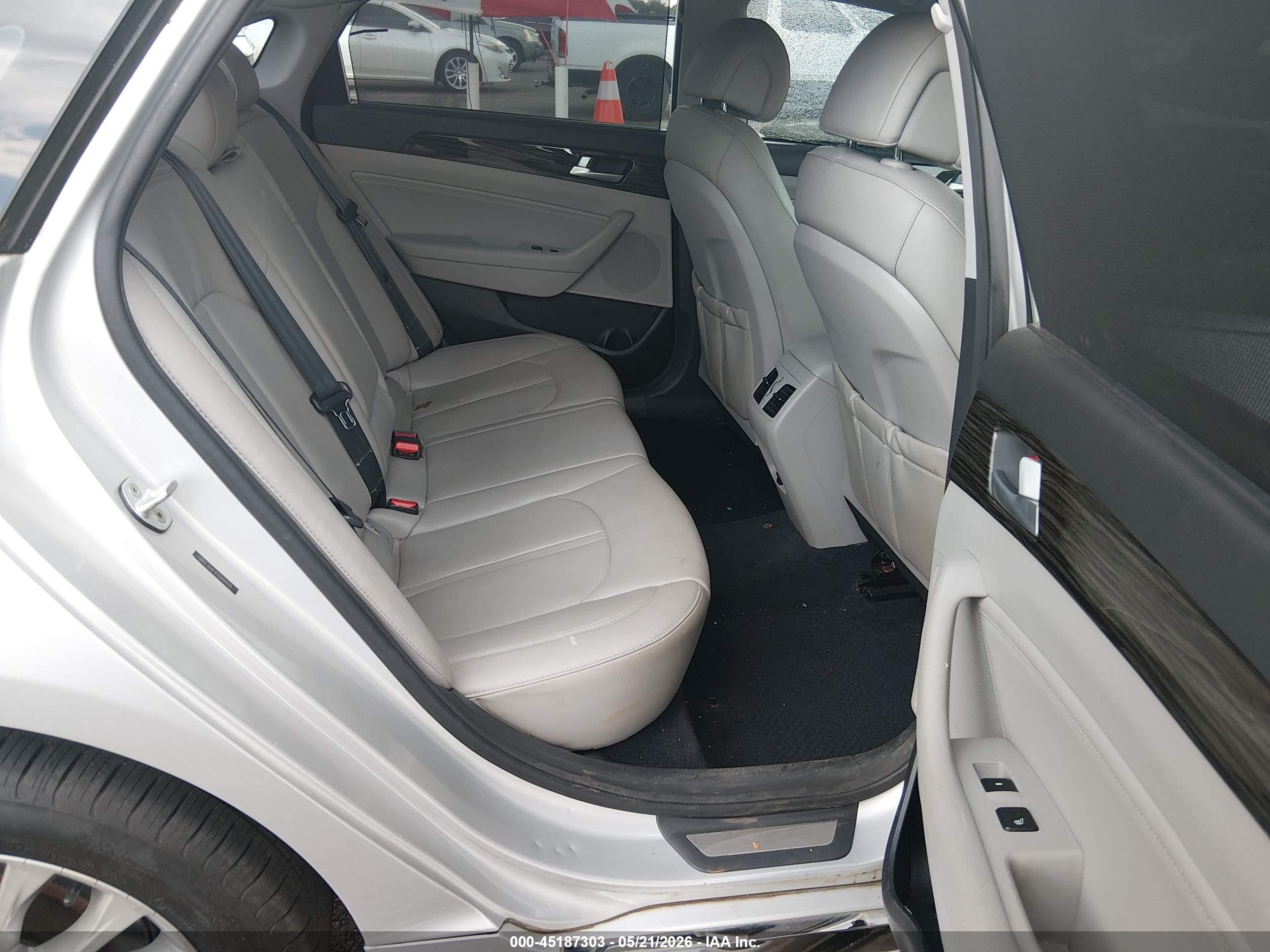 2015 Hyundai Sonata Limited Gray vin: 5NPE34AF4FH048409
