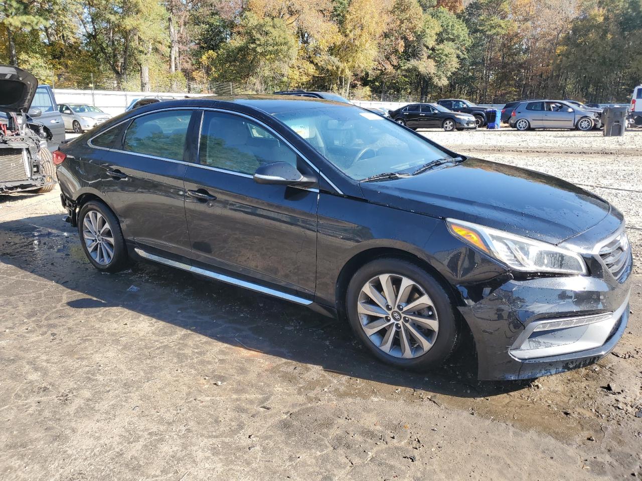2015 Hyundai Sonata Sport Black vin: 5NPE34AF4FH061953