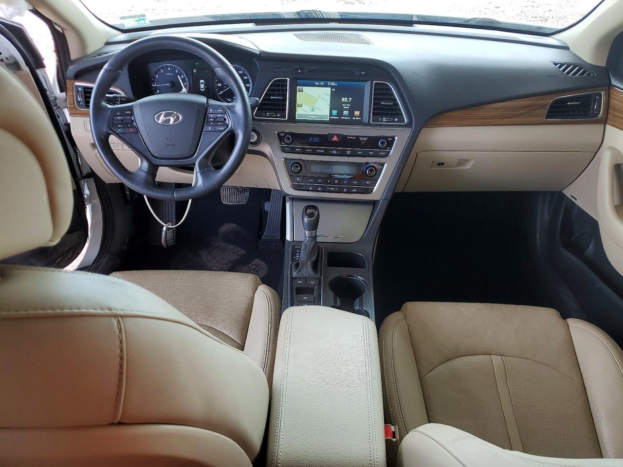 2015 Hyundai Sonata Limited White vin: 5NPE34AF4FH071320