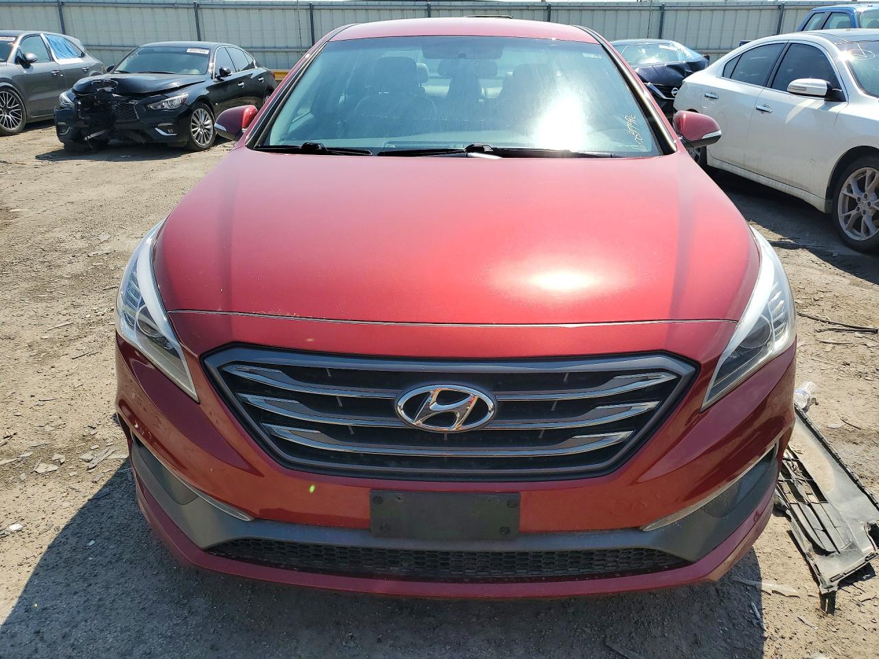 2015 Hyundai Sonata Sport Red vin: 5NPE34AF4FH074931