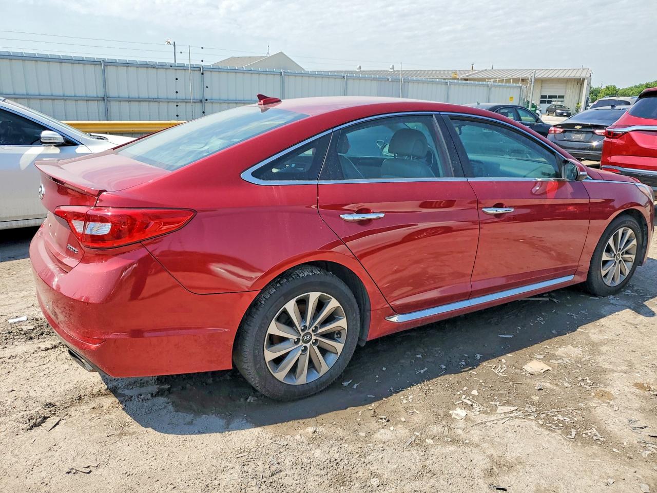 2015 Hyundai Sonata Sport Red vin: 5NPE34AF4FH074931