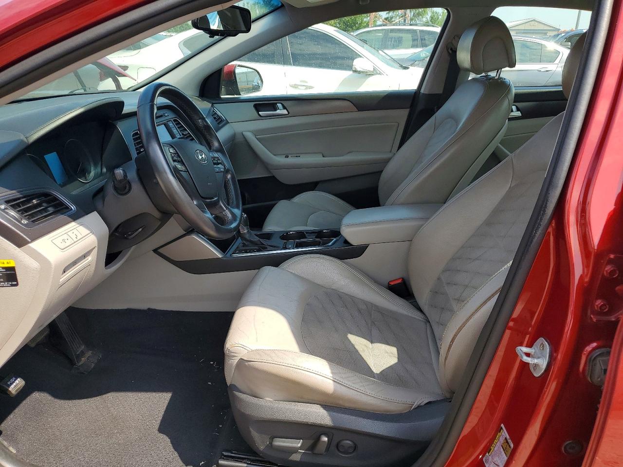2015 Hyundai Sonata Sport Red vin: 5NPE34AF4FH074931