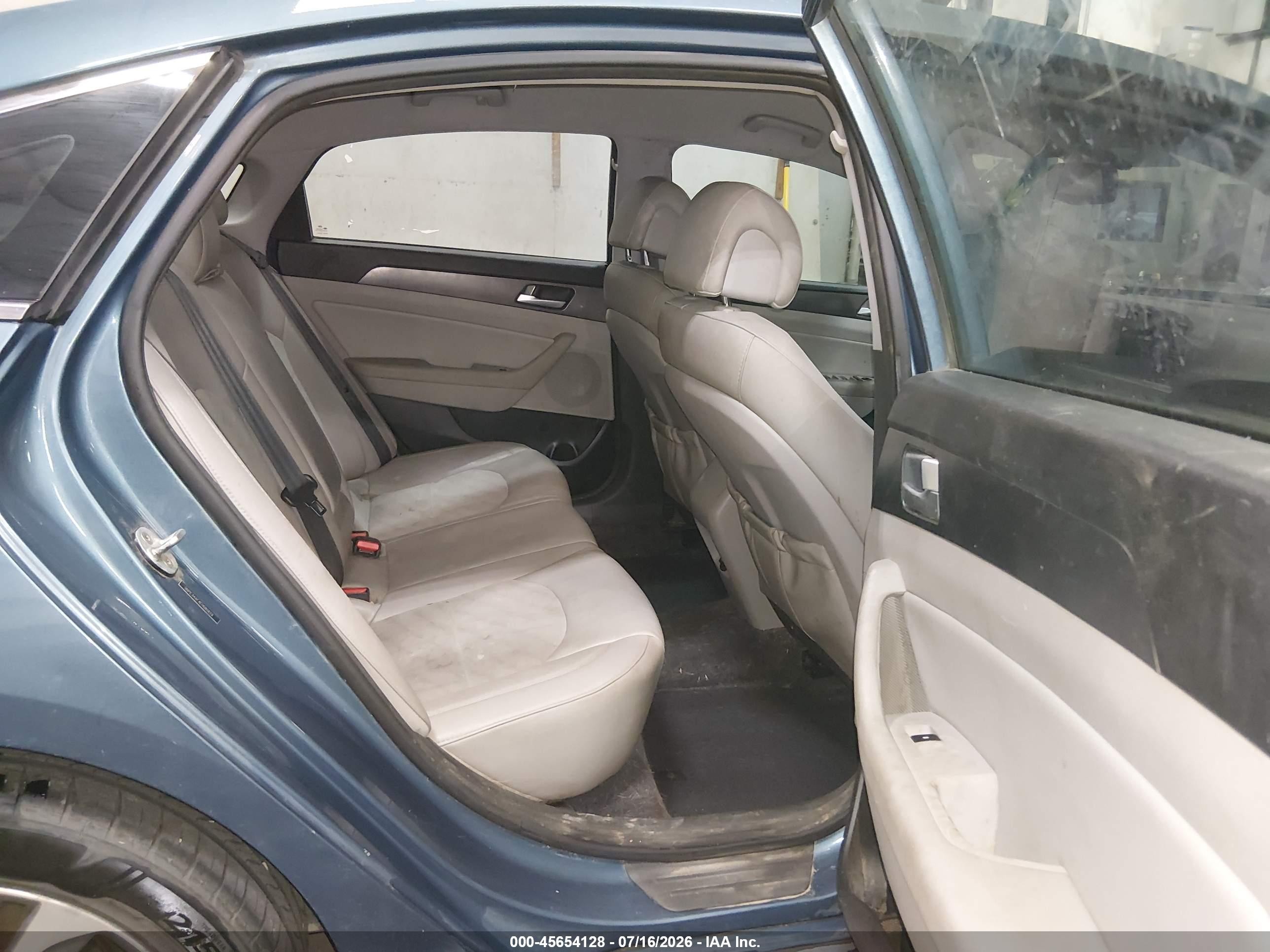 2015 Hyundai Sonata Sport Blue vin: 5NPE34AF4FH081619