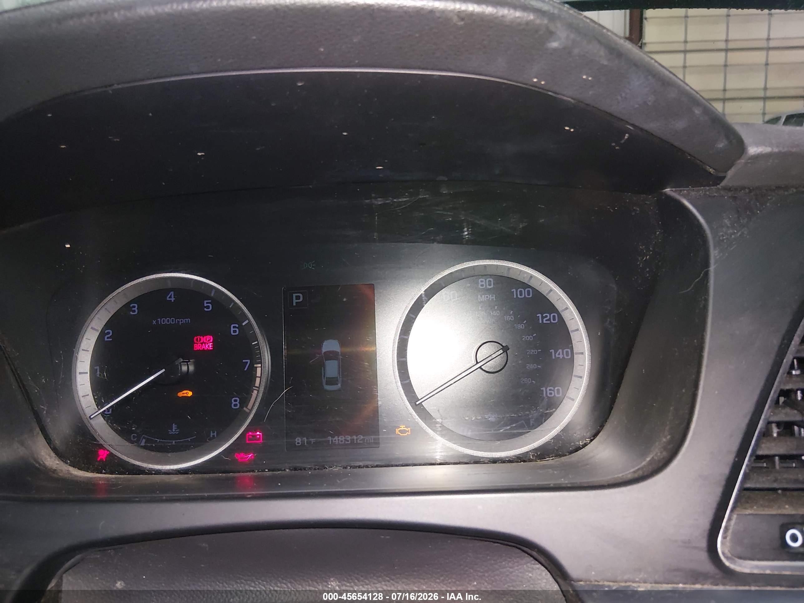 2015 Hyundai Sonata Sport Blue vin: 5NPE34AF4FH081619