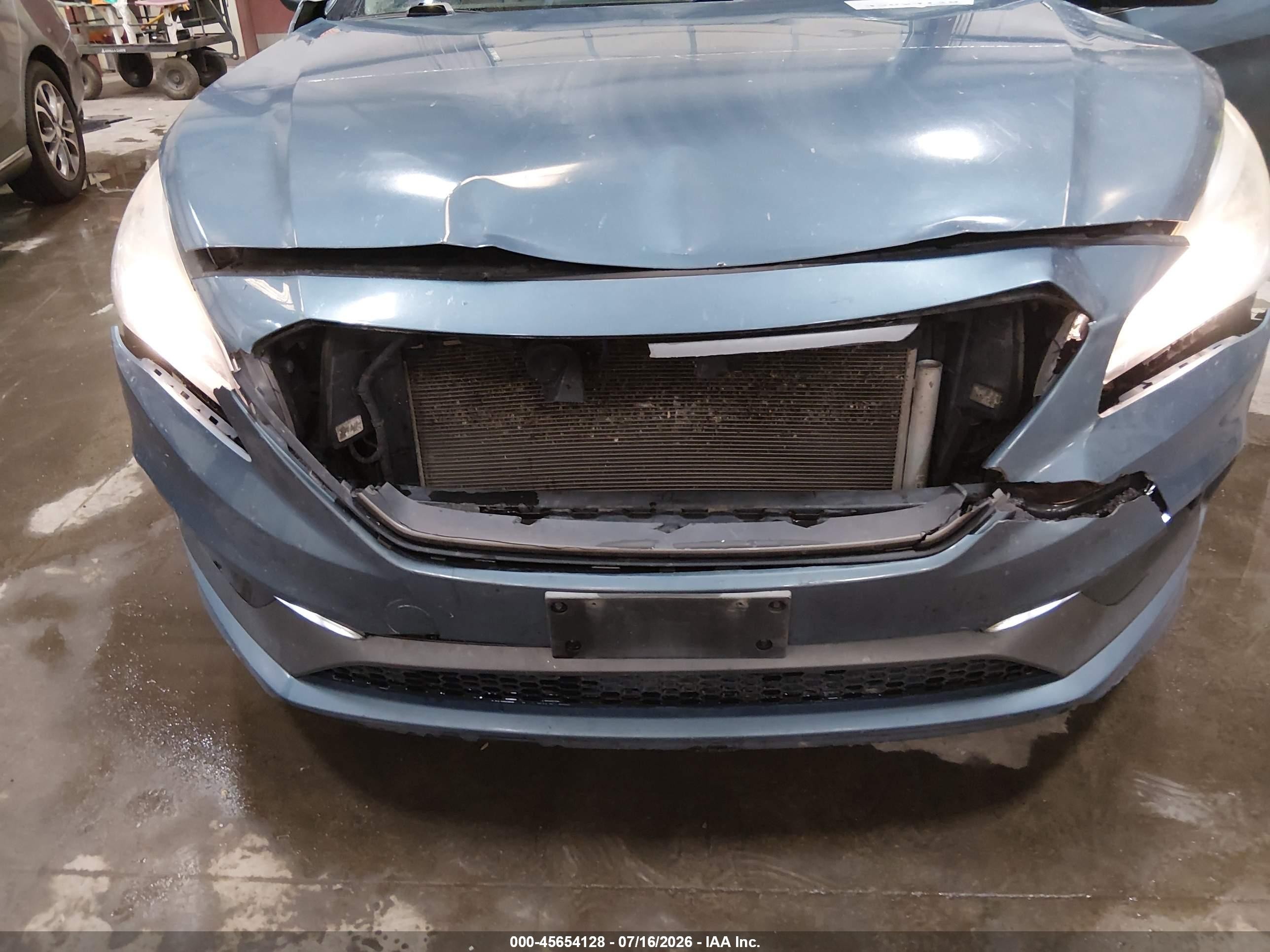 2015 Hyundai Sonata Sport Blue vin: 5NPE34AF4FH081619