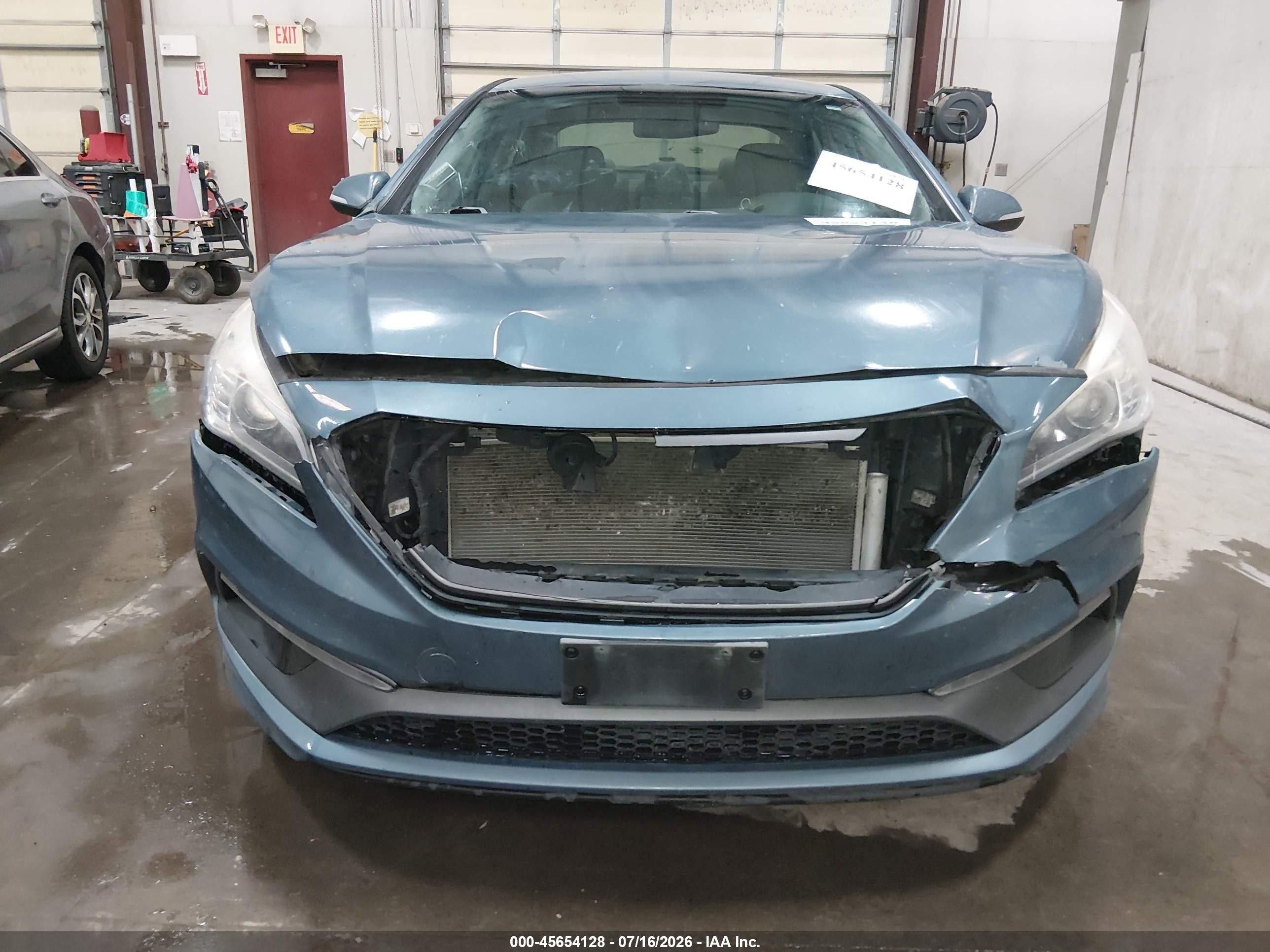 2015 Hyundai Sonata Sport Blue vin: 5NPE34AF4FH081619