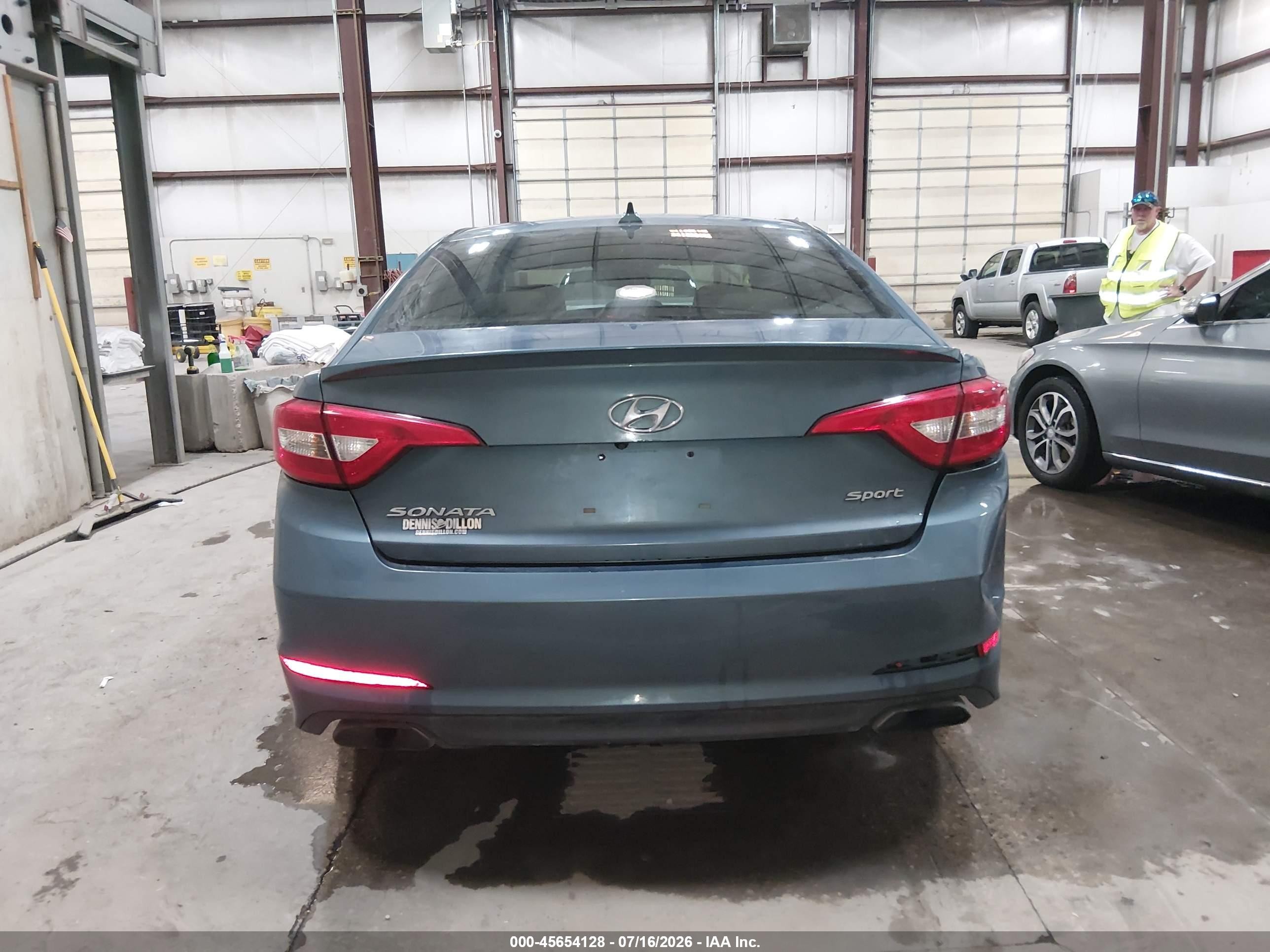 2015 Hyundai Sonata Sport Blue vin: 5NPE34AF4FH081619