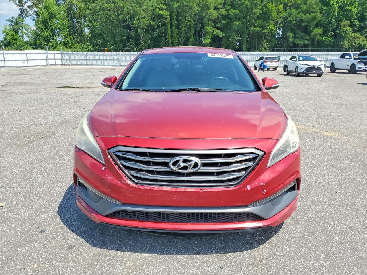 2015 Hyundai Sonata Sport Red vin: 5NPE34AF4FH088375