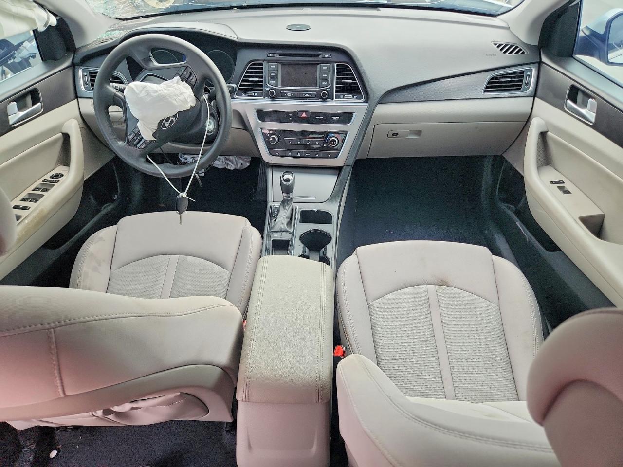 2015 Hyundai Sonata White vin: 5NPE34AF4FH090983