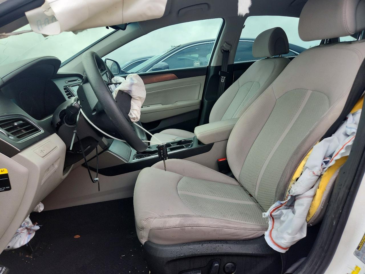 2015 Hyundai Sonata White vin: 5NPE34AF4FH090983
