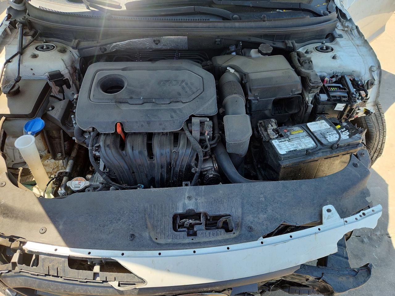 2015 Hyundai Sonata White vin: 5NPE34AF4FH090983