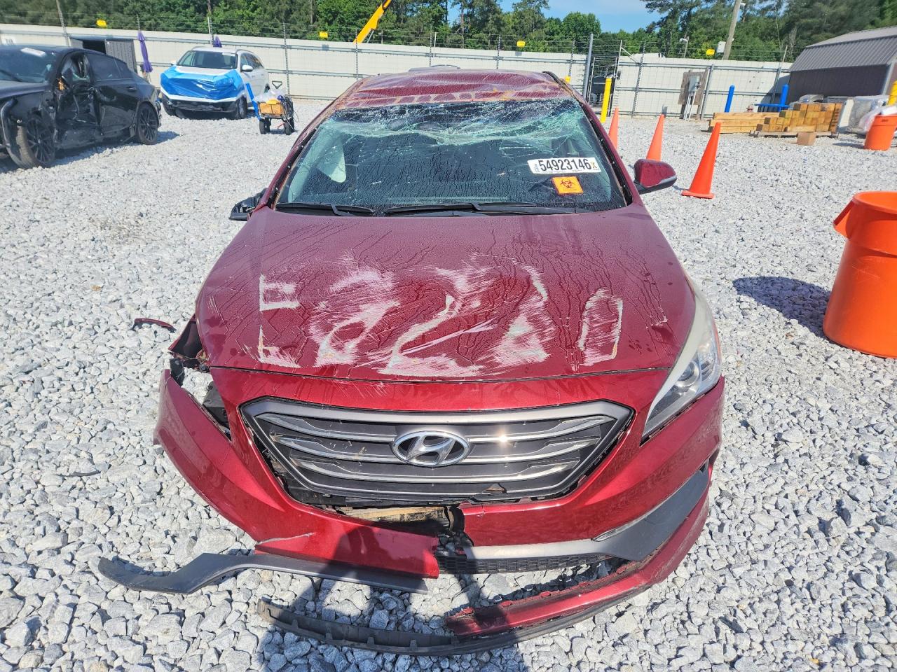 2015 Hyundai Sonata Sport Burgundy vin: 5NPE34AF4FH093334