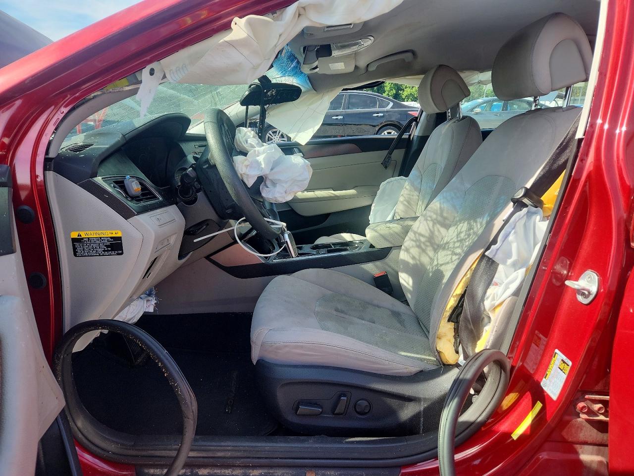 2015 Hyundai Sonata Sport Burgundy vin: 5NPE34AF4FH093334