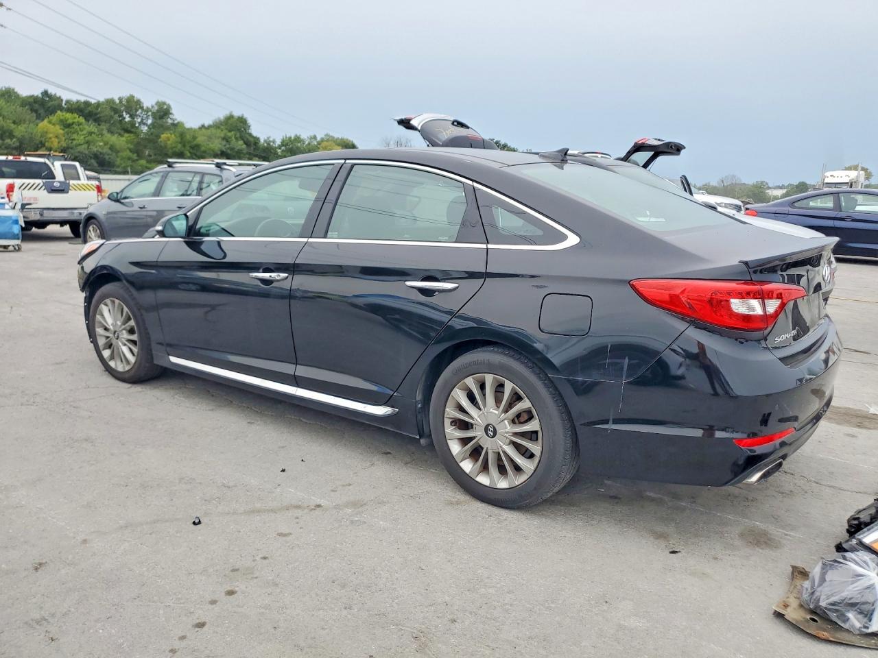 2015 Hyundai Sonata Limited Black vin: 5NPE34AF4FH093947