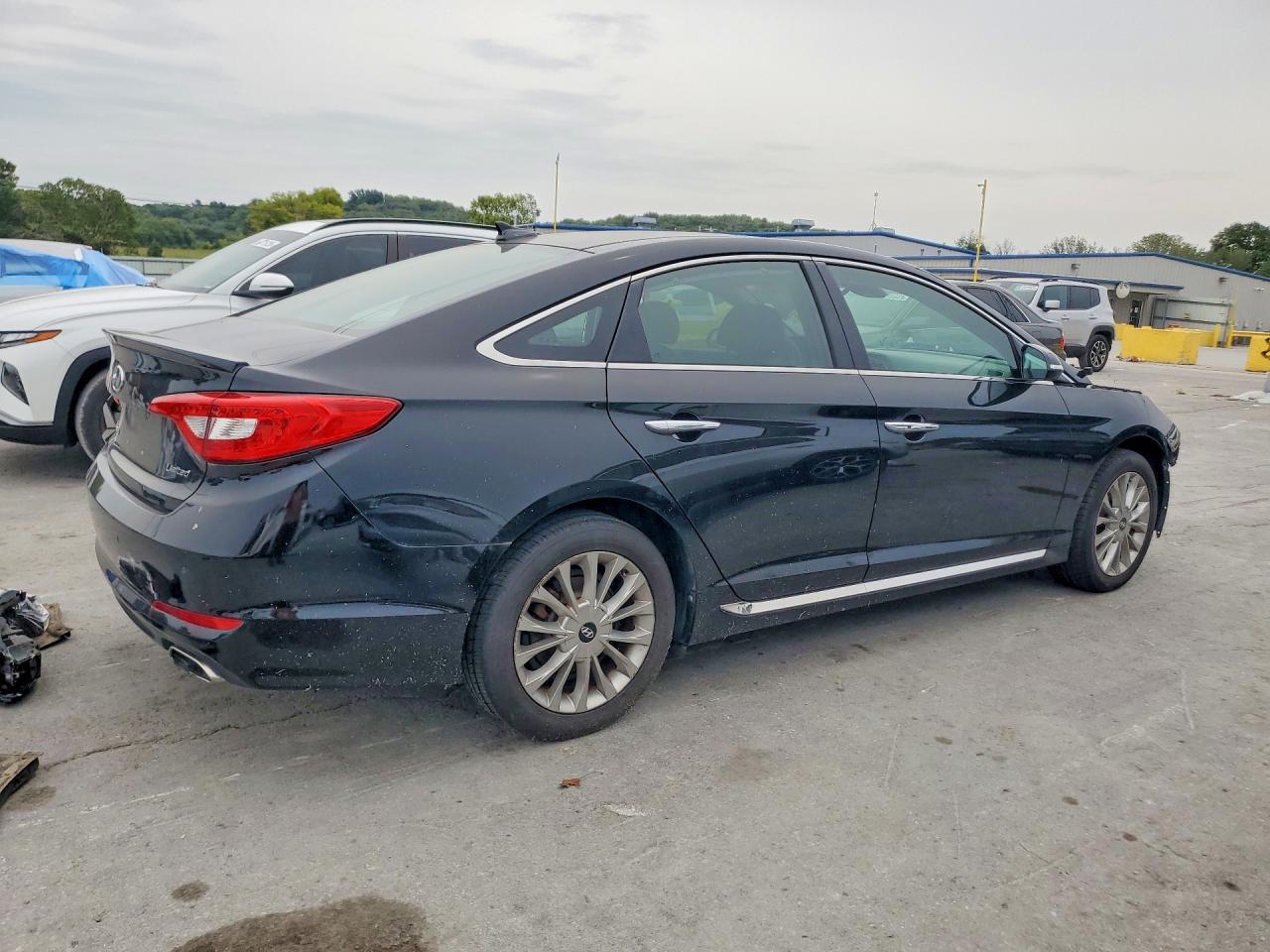 2015 Hyundai Sonata Limited Black vin: 5NPE34AF4FH093947