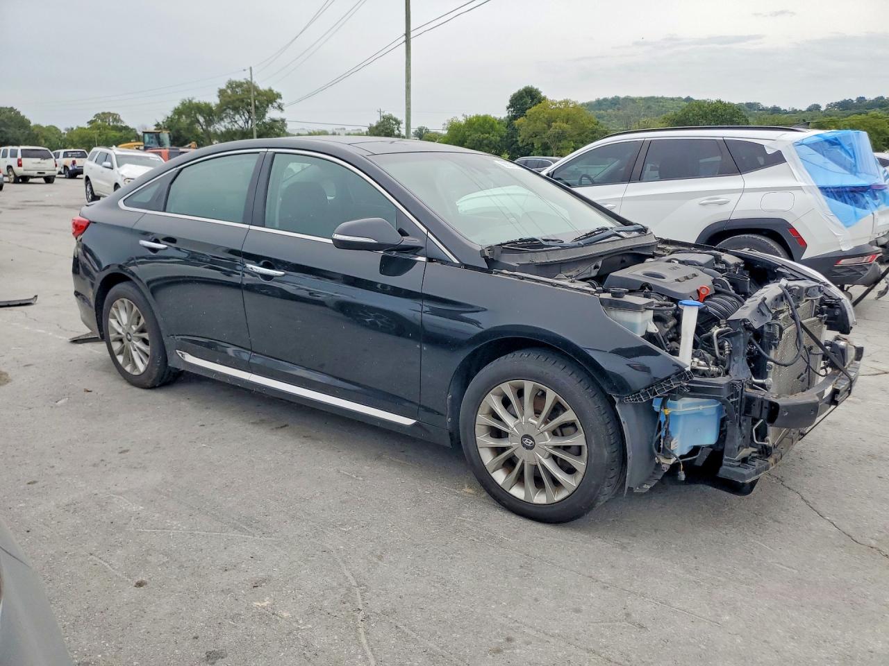 2015 Hyundai Sonata Limited Black vin: 5NPE34AF4FH093947