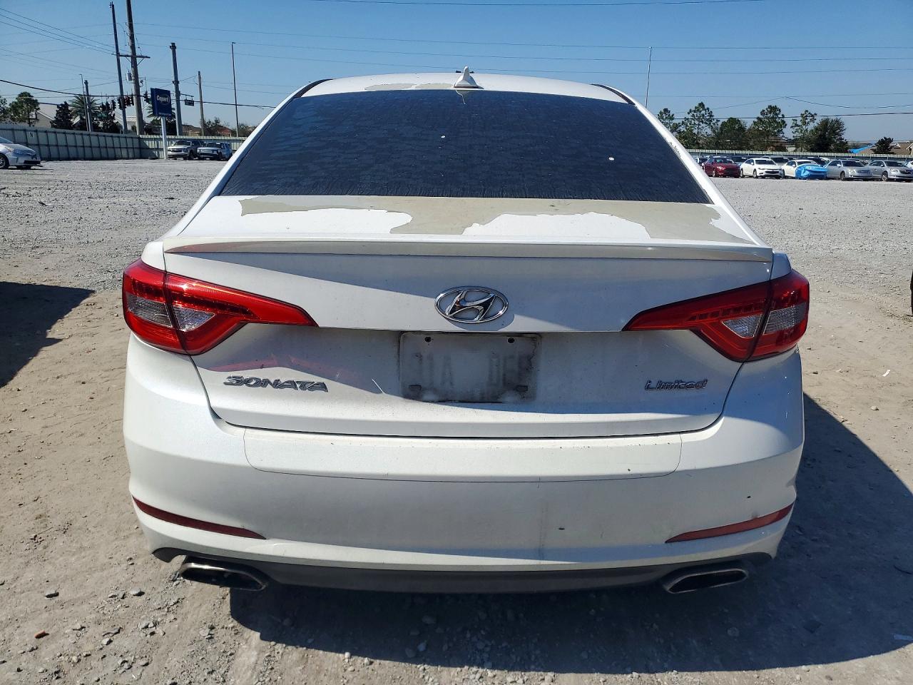 2015 Hyundai Sonata Limited White vin: 5NPE34AF4FH095388