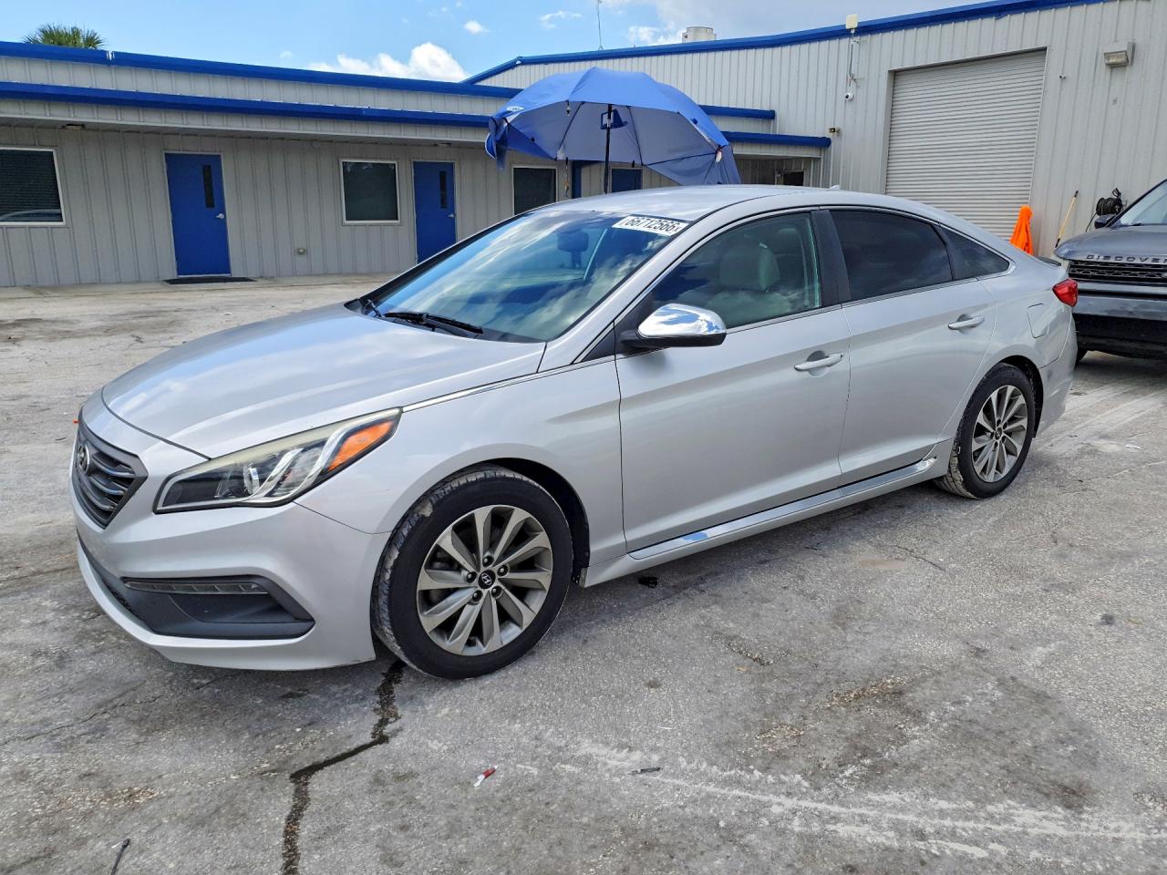 2015 Hyundai Sonata Sport Silver vin: 5NPE34AF4FH098856