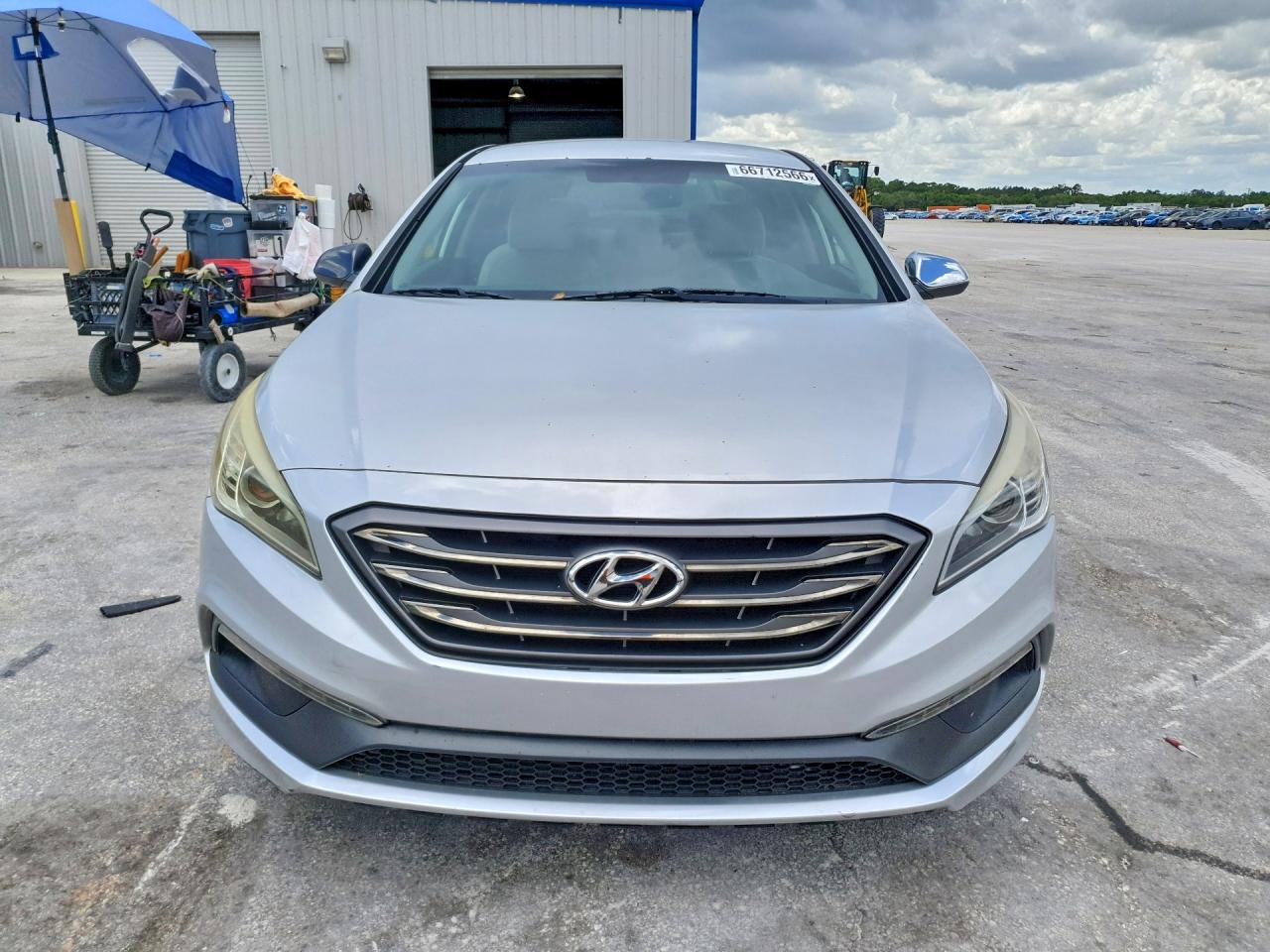 2015 Hyundai Sonata Sport Silver vin: 5NPE34AF4FH098856