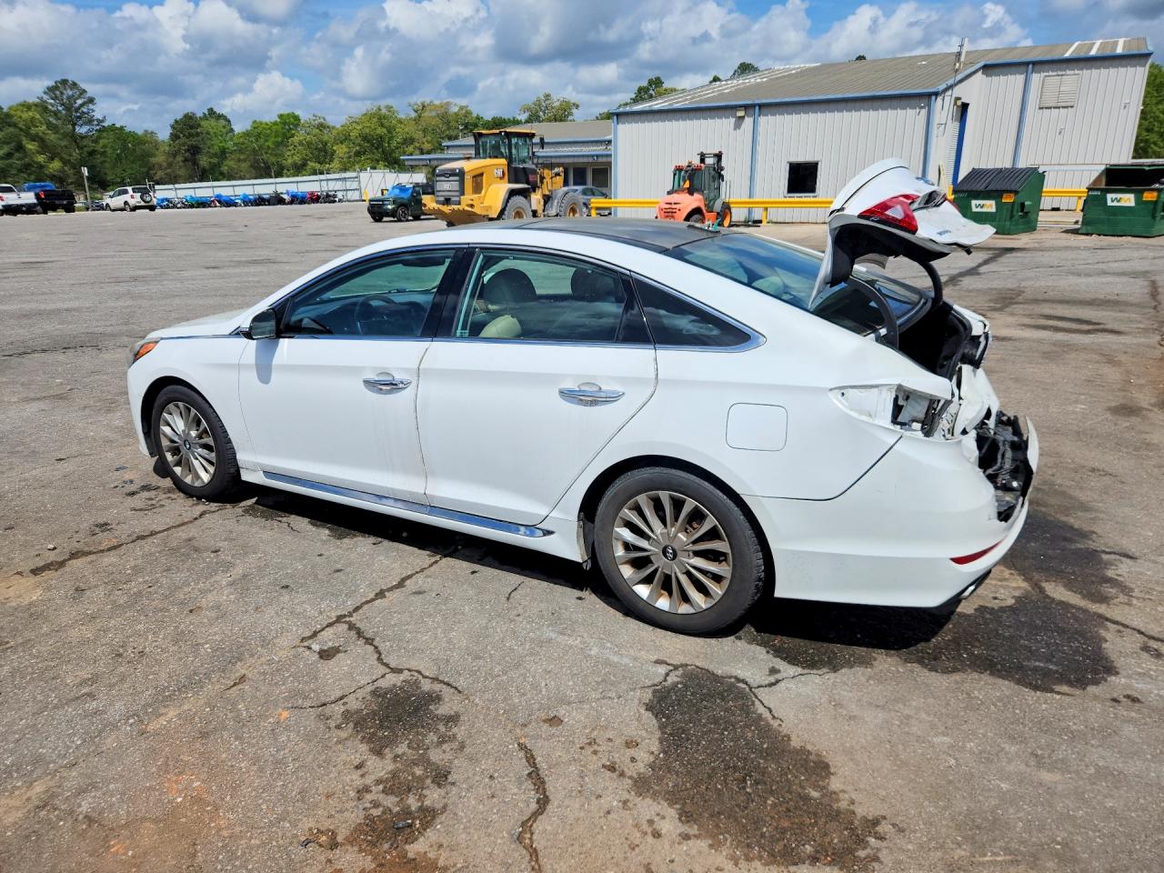 2015 Hyundai Sonata Limited White vin: 5NPE34AF4FH099604