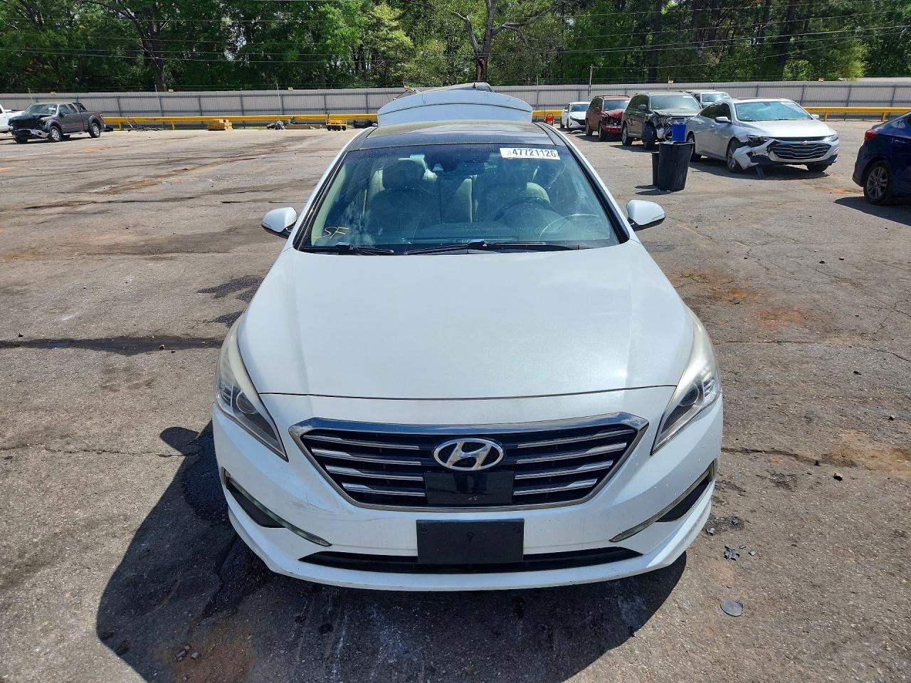 2015 Hyundai Sonata Limited White vin: 5NPE34AF4FH099604