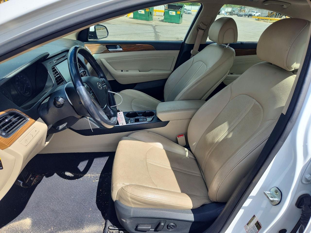 2015 Hyundai Sonata Limited White vin: 5NPE34AF4FH099604