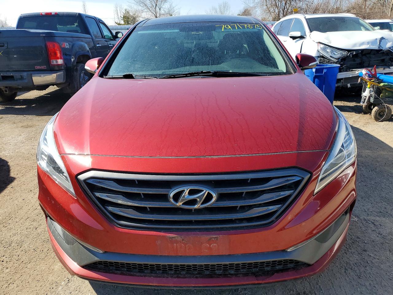2015 Hyundai Sonata Sport Red vin: 5NPE34AF4FH105532