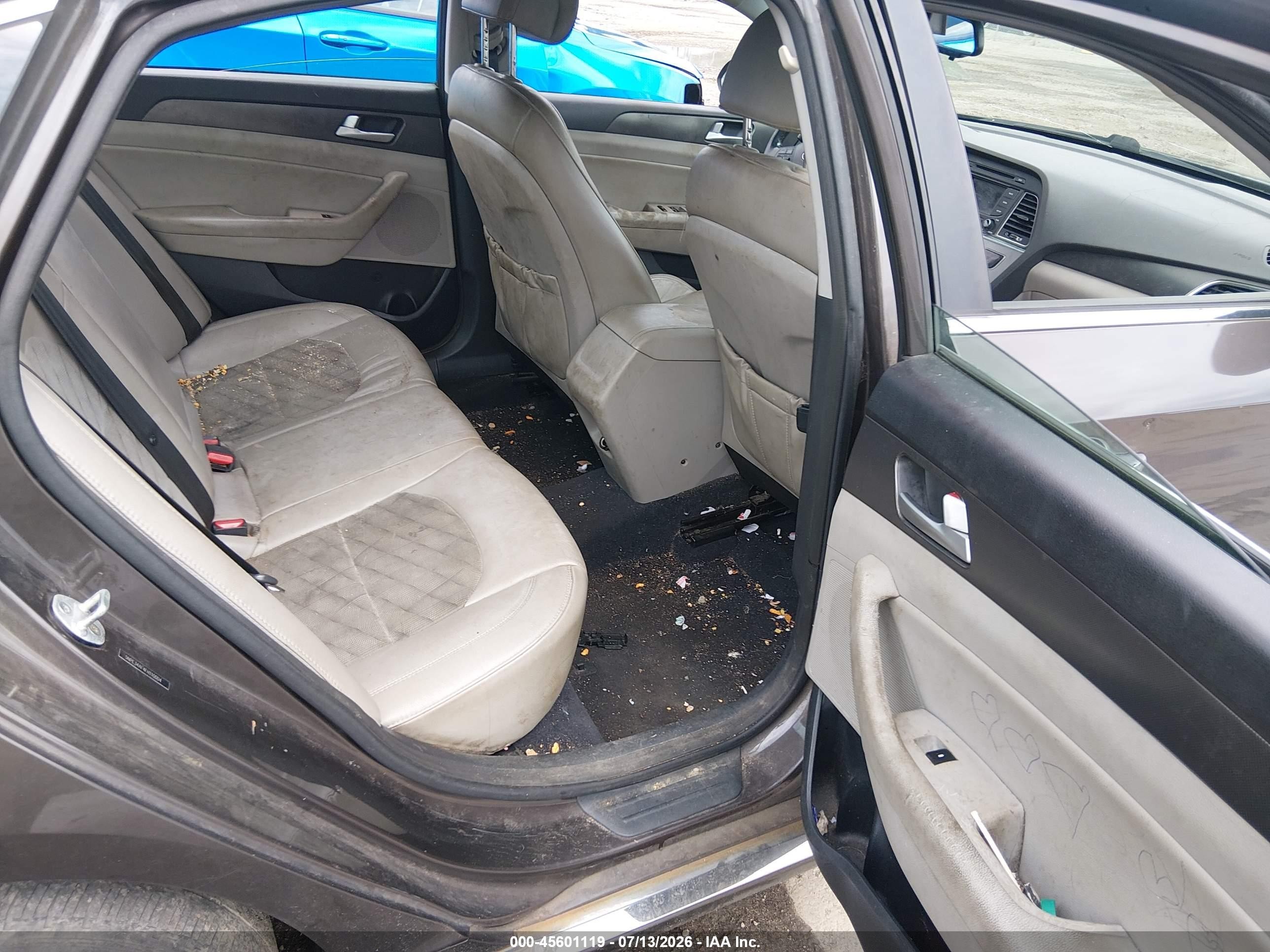 2015 Hyundai Sonata Sport Gray vin: 5NPE34AF4FH110004
