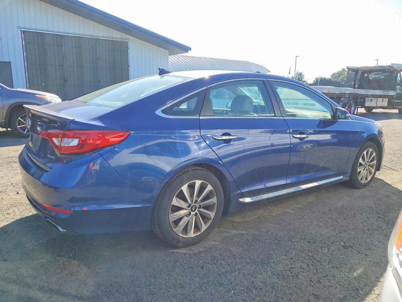 2015 Hyundai Sonata Sport Blue vin: 5NPE34AF4FH125893