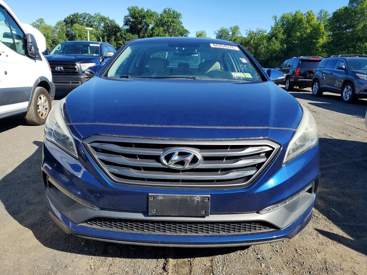 2015 Hyundai Sonata Sport Blue vin: 5NPE34AF4FH125893