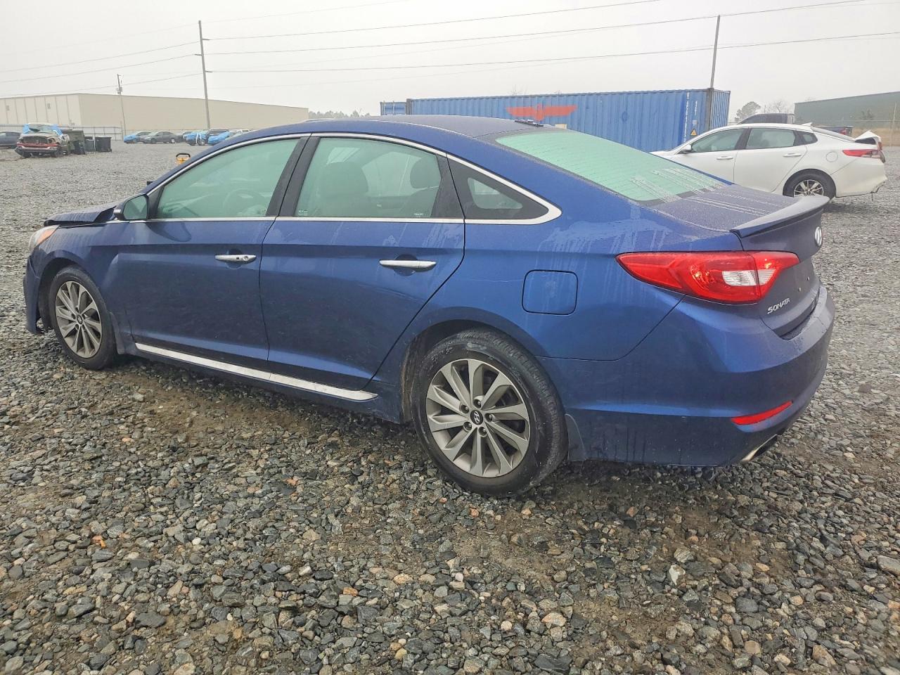 2015 Hyundai Sonata Sport Blue vin: 5NPE34AF4FH138238