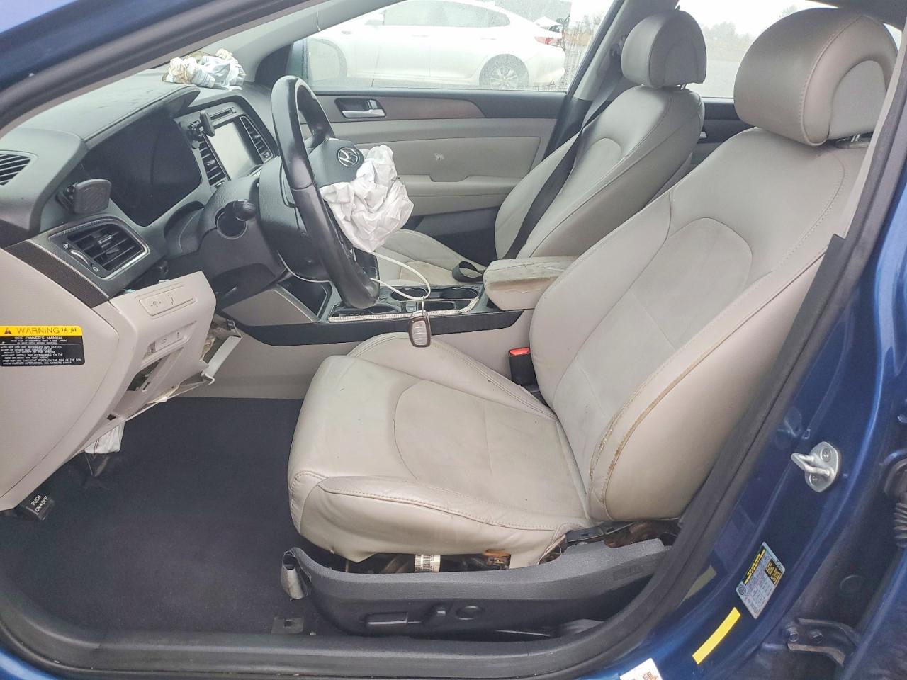 2015 Hyundai Sonata Sport Blue vin: 5NPE34AF4FH138238