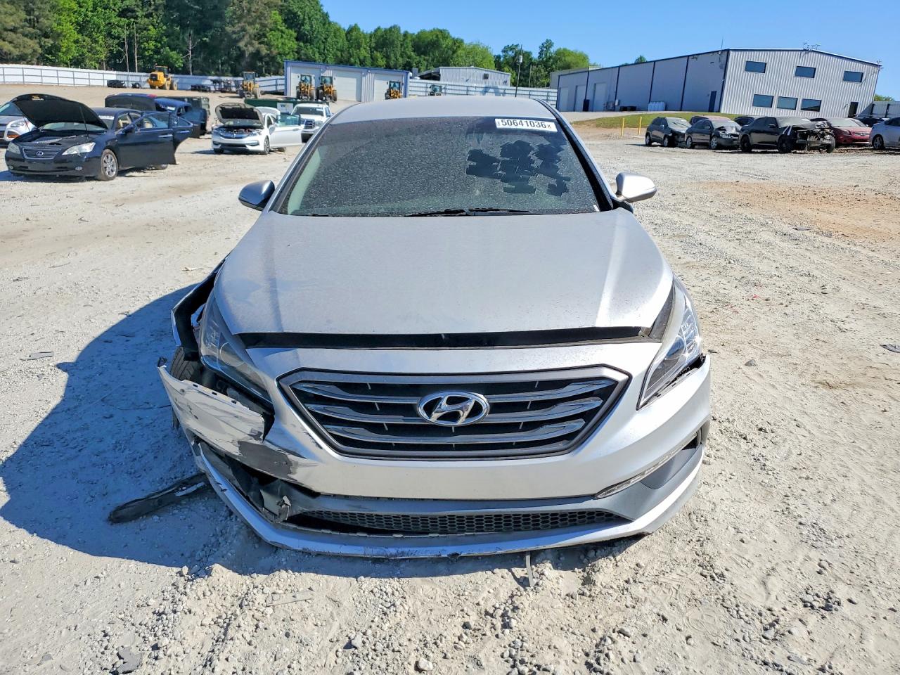 2015 Hyundai Sonata Sport Silver vin: 5NPE34AF4FH148252