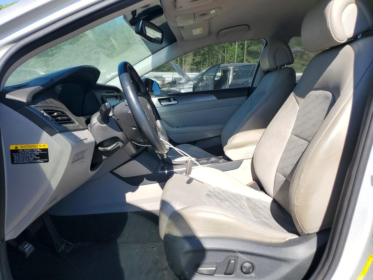 2015 Hyundai Sonata Sport Silver vin: 5NPE34AF4FH148252