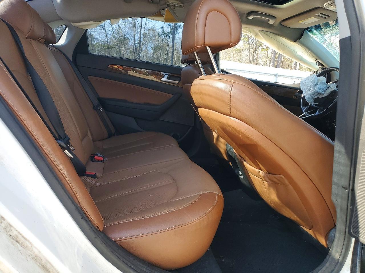 2015 Hyundai Sonata Limited White vin: 5NPE34AF4FH151958