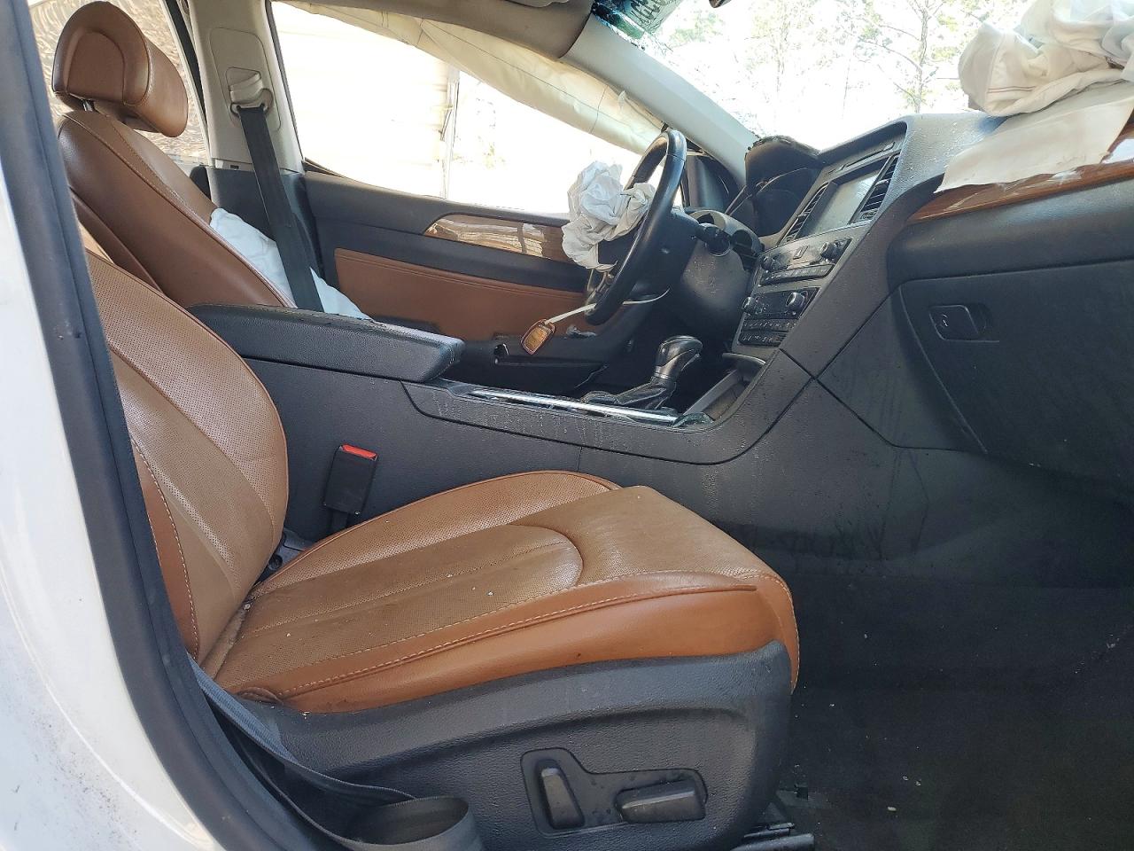 2015 Hyundai Sonata Limited White vin: 5NPE34AF4FH151958