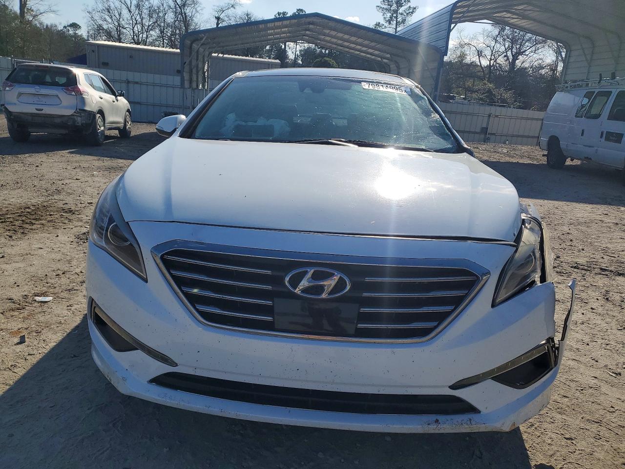 2015 Hyundai Sonata Limited White vin: 5NPE34AF4FH151958