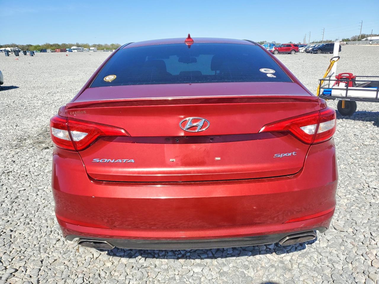 2015 Hyundai Sonata Sport Красный vin: 5NPE34AF4FH164886