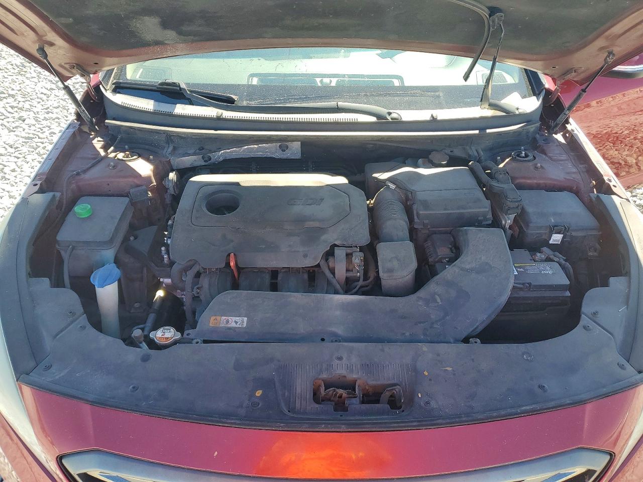 2015 Hyundai Sonata Sport Красный vin: 5NPE34AF4FH164886