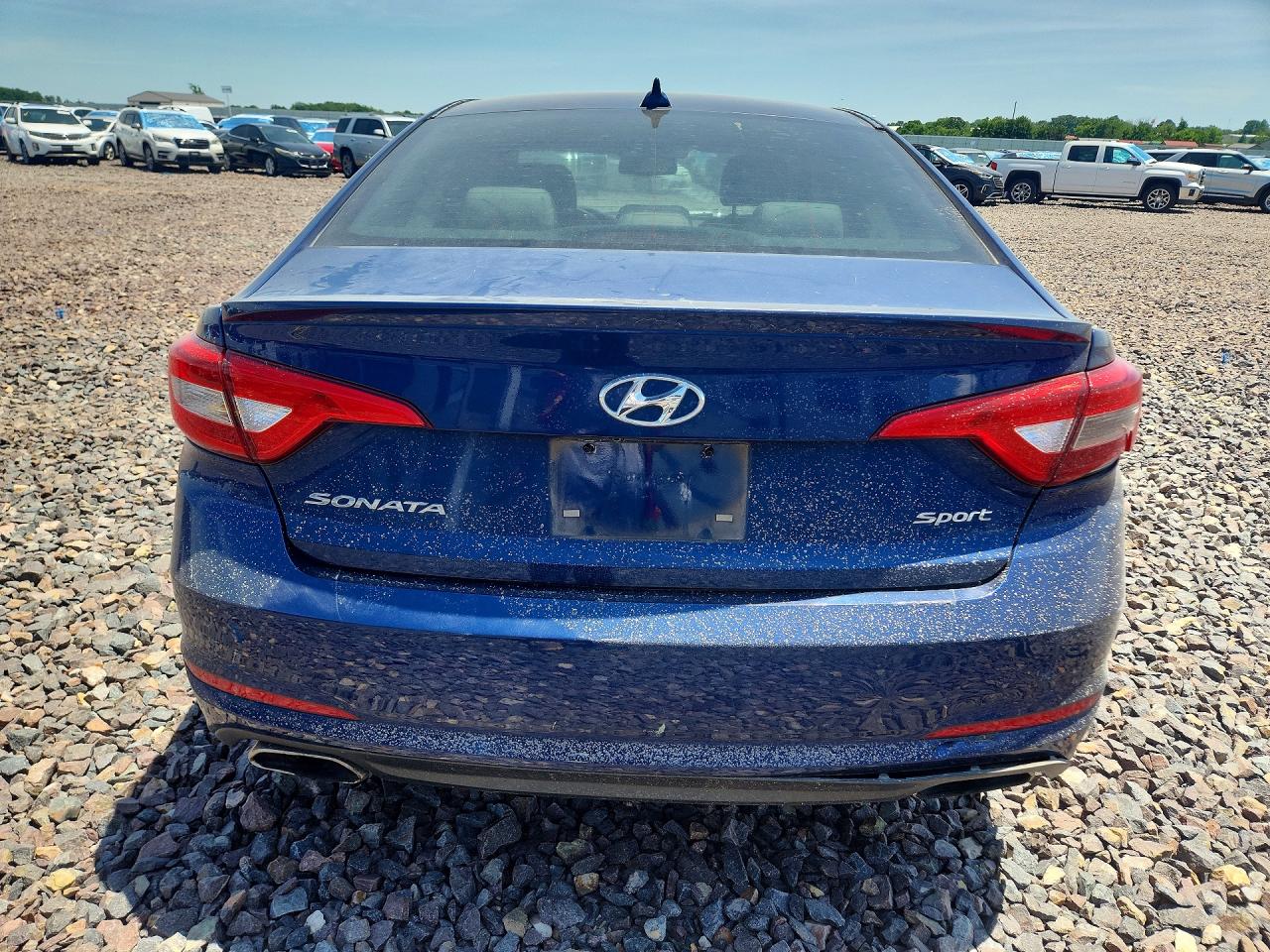 2015 Hyundai Sonata Sport Blue vin: 5NPE34AF4FH200723