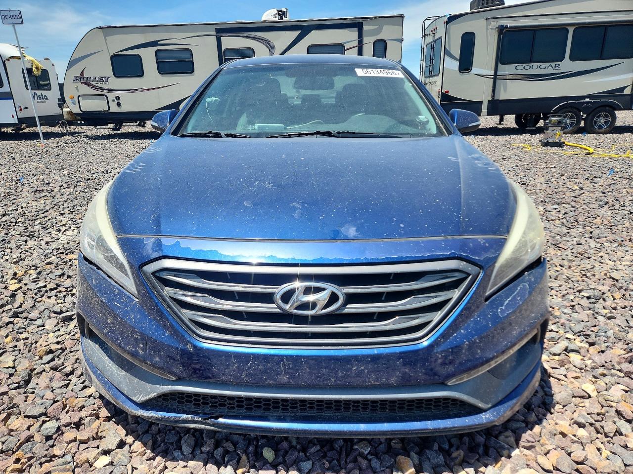 2015 Hyundai Sonata Sport Blue vin: 5NPE34AF4FH200723