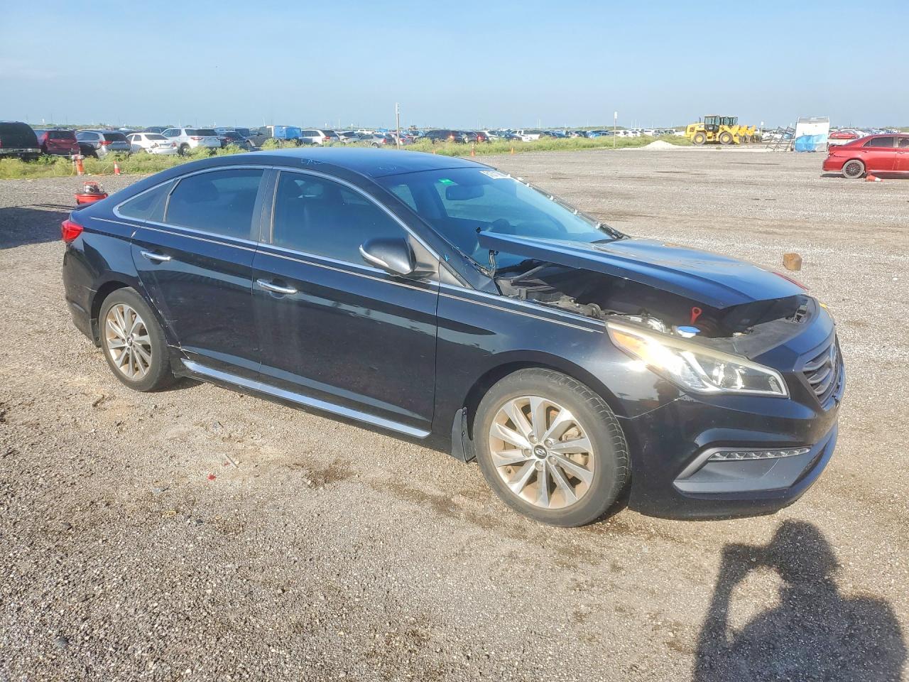 2015 Hyundai Sonata Sport Черный vin: 5NPE34AF4FH217148