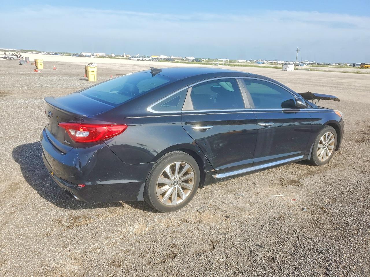 2015 Hyundai Sonata Sport Черный vin: 5NPE34AF4FH217148