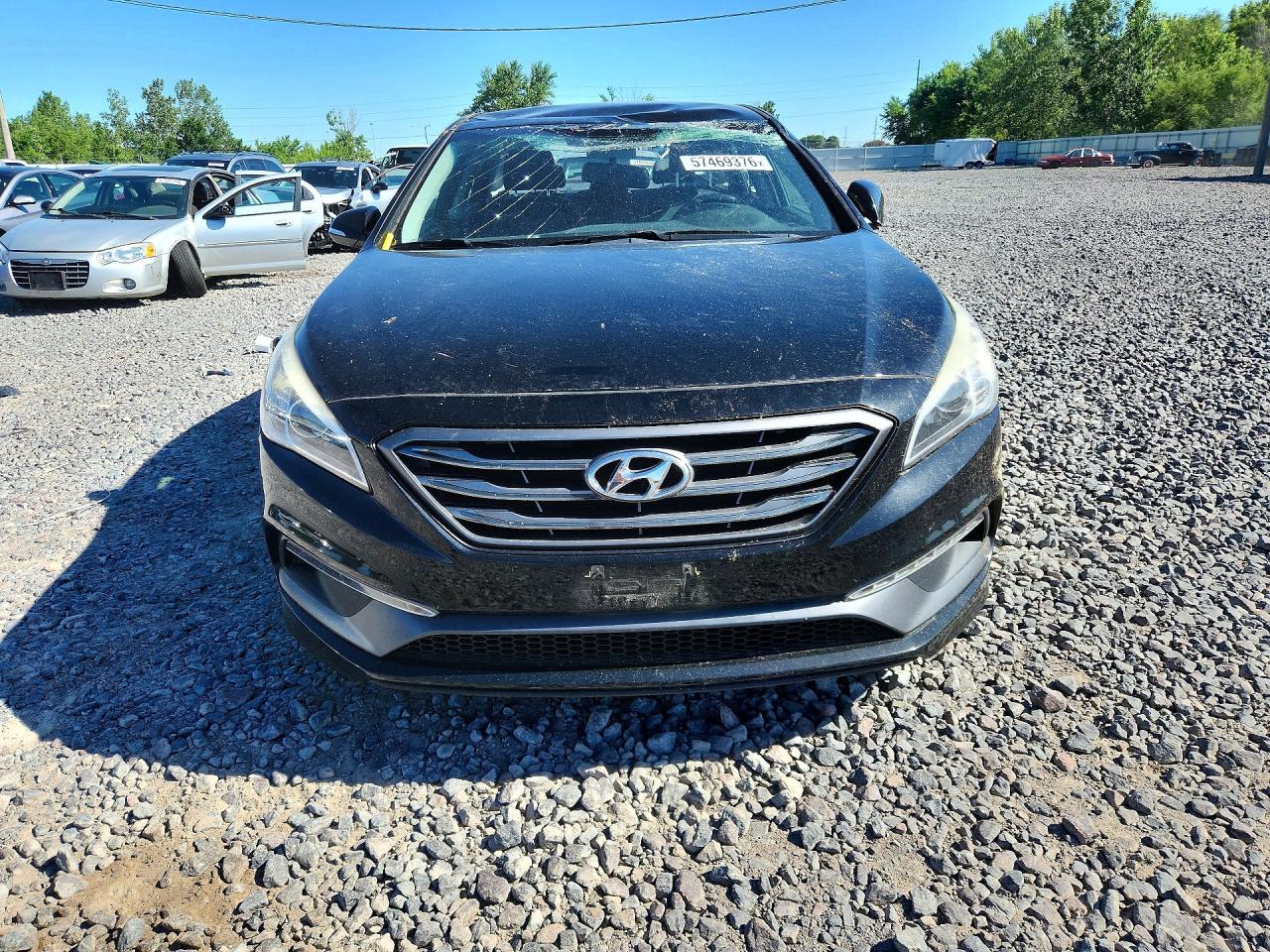 2015 Hyundai Sonata Sport Black vin: 5NPE34AF4FH230479