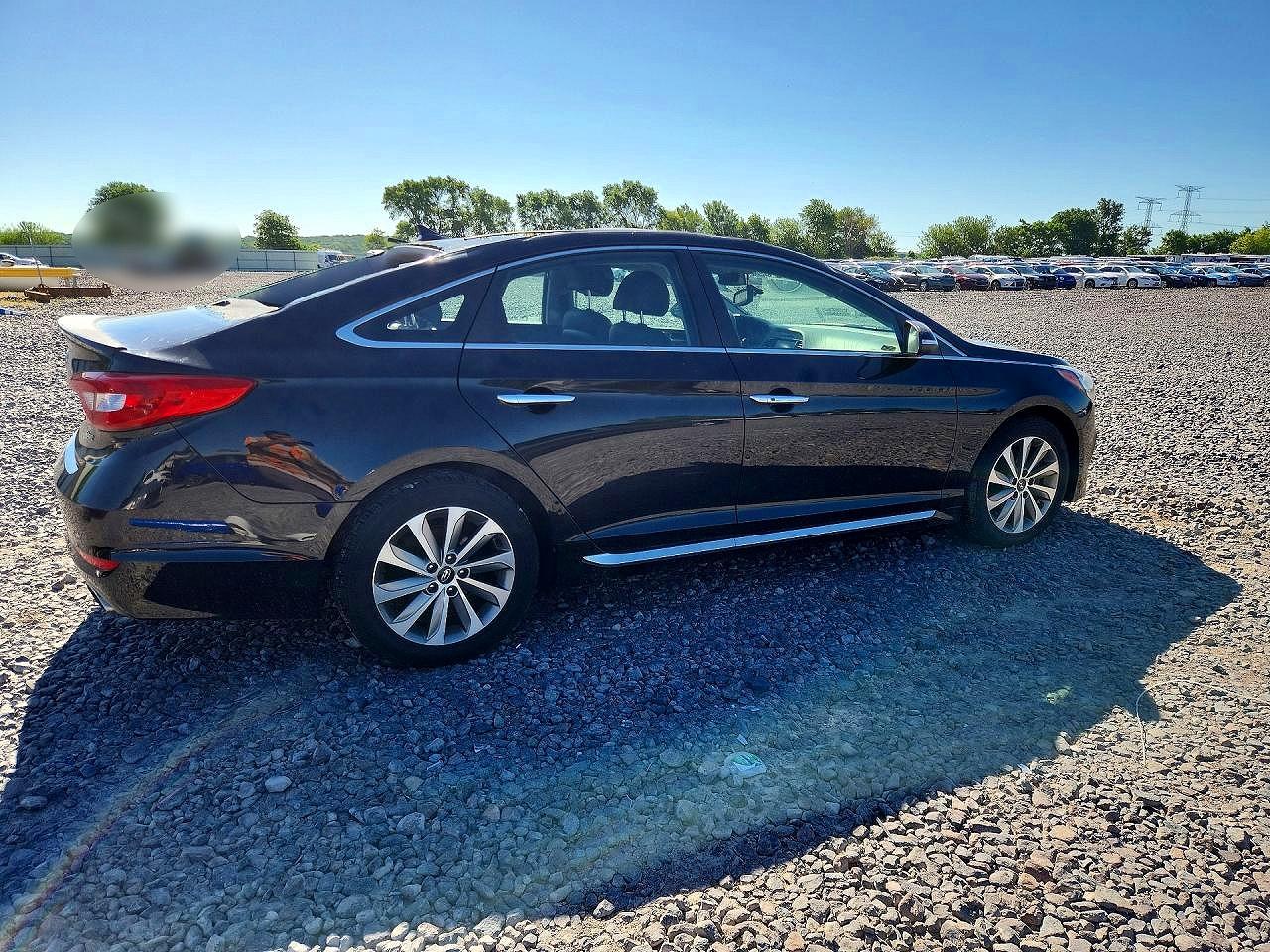 2015 Hyundai Sonata Sport Black vin: 5NPE34AF4FH230479